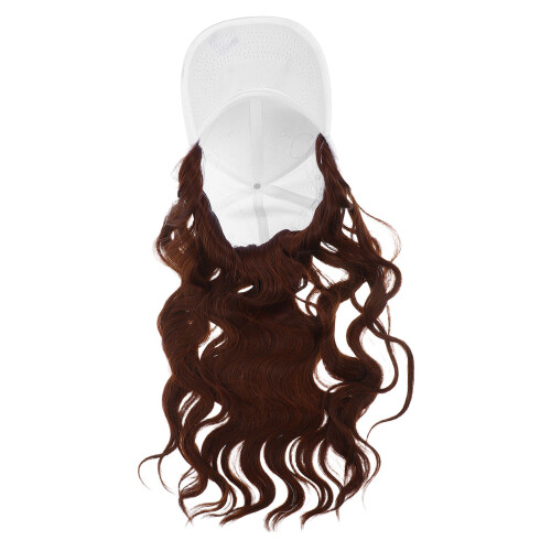 3Stk Lockenperücke Mit Baseballcap Für Damen Stylisch 1