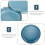 2Sets Navy Gebitsdoos Abs+siliconen, Compacte Draagbare Retainer Case 7