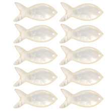 30Stk DIY Anhänger Muschel Schmuck Charms Beige Halskette Ohrringe