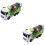 2Pz Piccoli Betoniere Pull Back Verde Costruzione 8