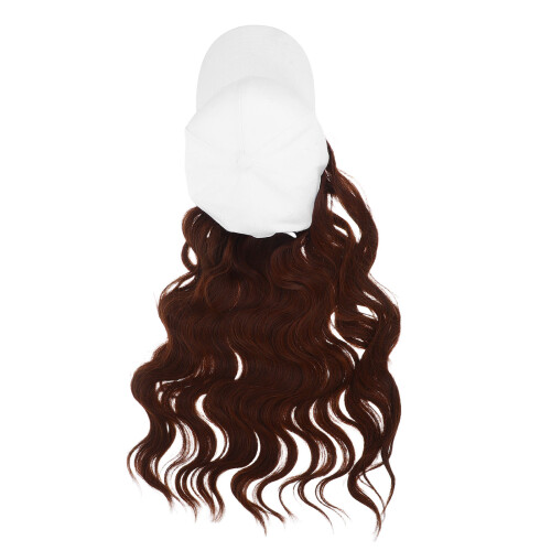 3Stk Lockenperücke Mit Baseballcap Für Damen Stylisch 2