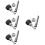4Sets Ersatzteile & Mutter Set Mehrfarbig Haltbar 7