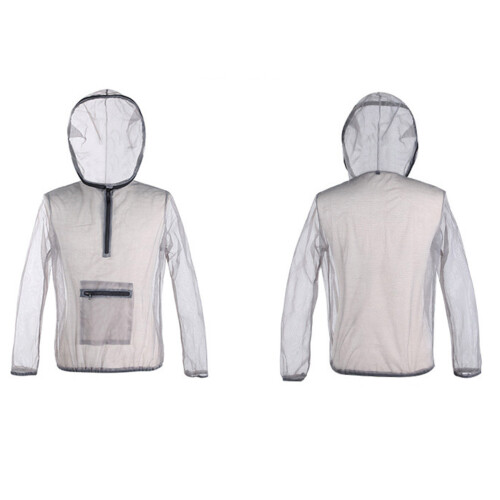 3Pz Camicia A Rete Leggera Protettiva Con Cappuccio Per Esterni