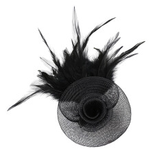 5Stk Damen Fascinators Haarschmuck Nylon Federn Hochzeit