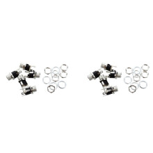 10 Pcs 5.5mmx2.1mm Power Jack Socket Female Panel Mount Connector