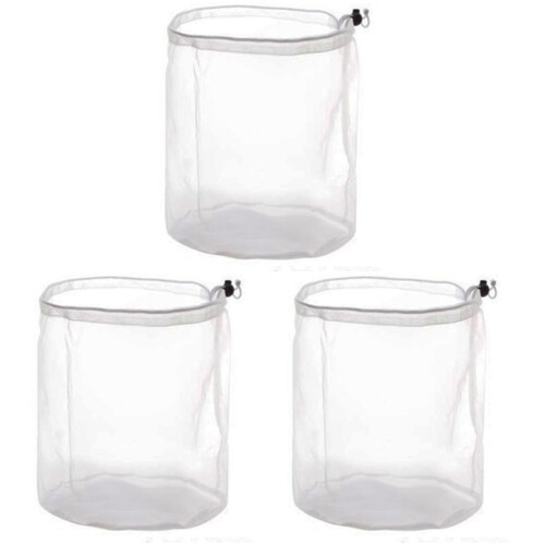 3Pz Sacchetti Mesh Trasparenti Con Coulisse Ergonomici 1