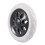 8X Rueda de Carrito de Compras Rueda de Espuma de Nucleo de Plastico Negro 4