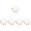 5Set Gioielli Per Bambina Set Anelli Fiore Bracciale Perline Colorate 7
