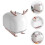 3Pz Porta Fazzoletti Bianco ABS Decorativo E Per Casa Auto 10
