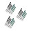 24Pz Set Pennini Per Linee Regolabili 8