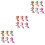 150St Knopen in Diverse Kleuren, 2-Gats Decoratieve Knopen 5