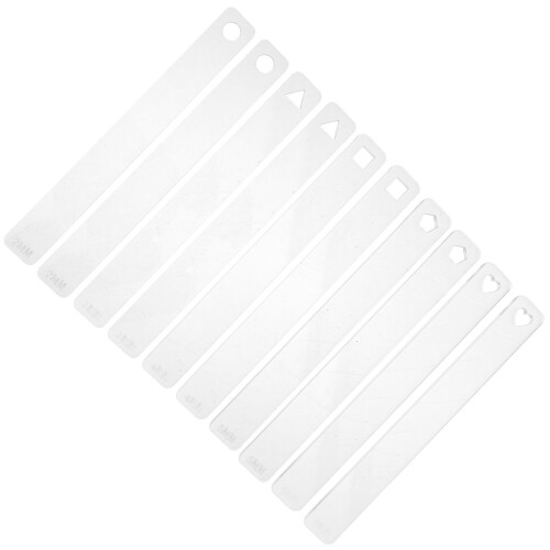 20Pz Bastoncini Guida Spessore Per Argilla Trasparenti Resistente 1