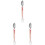 3Pz Cucchiaio Doppia Testa Silicone Per Frutta Rosa Bambini 4