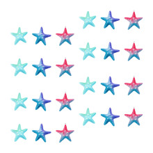 60Stk Meerestier Anhänger Resin Bunt DIY Schmuckcharms Mit
