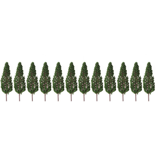 30Ud Árboles Mini De Plástico Para Layout Y Escenarios 2