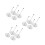 12Pcs Adjustable Silver Receipt Holder Spike for Kitchen and Desk Use 4