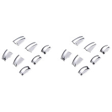 14PCS Car Chrome Interior Door  Styling Trims for  Model S / X Accessories