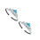 2Pz Cerchietto Crystal Bambina Per Occasioni 4