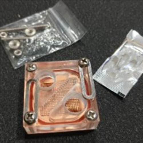 2X Chipsatz Waterblock Computer Wasserkühlung Acryl Transparent General Northbridge Block Für Computer CPU Block 1