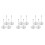 12Pcs Adjustable Silver Receipt Holder Spike for Kitchen and Desk Use 7