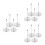 12Pcs Adjustable Silver Receipt Holder Spike for Kitchen and Desk Use 10