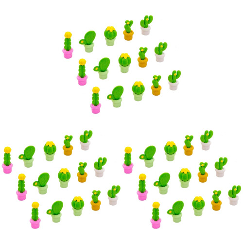 45Pz Gomma A Forma Cactus Assortiti Per Studenti 1