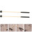 10Pz Mallet in Gomma E Legno Per Drum Kit E Strumenti A Percussione 9