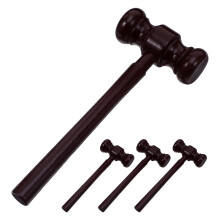 12Ud Martillo De Juez Decorativo De Madera Para Cosplay Y Halloween