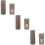3Ud Protector De Silicona Negro Para Micrófono Inalámbrico Portátil 10