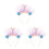 3Pz Cerchietti Per Decorativi Tulle E Glitter Per Eventi 7