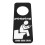 2Pz Bagno Nero Acrilico Per Porta Casa E Business 2