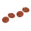 4Pz Piatto Snail Rosso 6 Scomparti in , Design 5