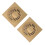 2Pz Scarico Pavimento Oro Ottone Rustproof Per Cucina Garage 2