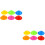 12Pcs Silicone Egg Cups Assorted Colors Food Grade Kitchen Egg Holders 6