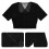 4Pz Modellanti Uomo Nero Con Zip E Schiena Nylon 10