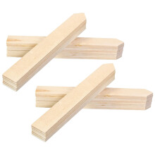 200Pz Etichette in Legno Serraggio Facile Per Piante Orto E Khaki