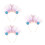 3Pz Cerchietti Per Decorativi Tulle E Glitter Per Eventi 6