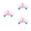 3Pz Cerchietti Per Decorativi Tulle E Glitter Per Eventi 3