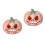 2Pz Zucca Resina Arancione Decor Per Acquari Piccoli 7