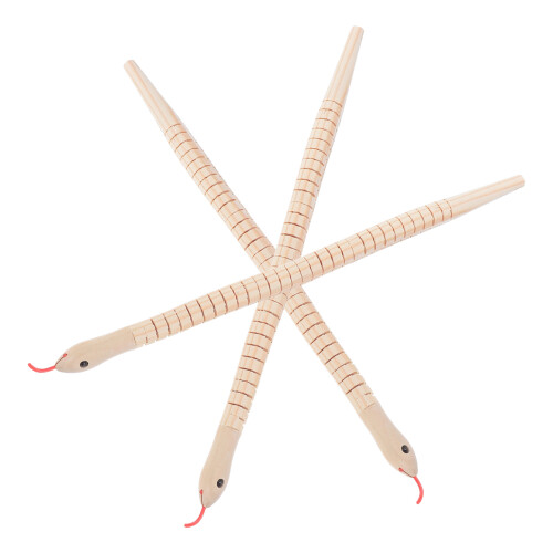 6Pz in Legno Flessibile Khaki Per Casa E Halloween