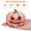 2Pz Zucca Resina Arancione Decor Per Acquari Piccoli 5