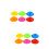 12Pcs Silicone Egg Cups Assorted Colors Food Grade Kitchen Egg Holders 7