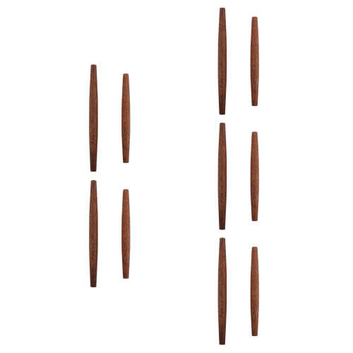 10Pz in Legno Marrone Per E Pasta Utensili Bambini 1