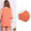 2Pz Canotta Chiffon Arancione E 4