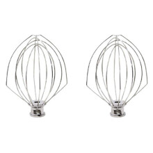2X K5AWW Fouet de Remplacement pour Aide AU Mélangeur Vertical pour , Cuvette de Levage de 5 Pintes Accessoires de Fixation de Fouet à 6