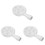 3Pcs Ceramic Snail Baking Dish White Escargot Plate Kitchen Ovenware 7