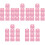 50Pz Scatole Rosa Per Dolci E Biscotti Per Eventi 5