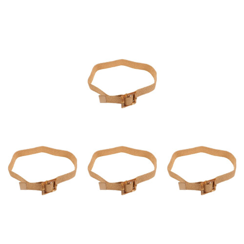 4Pz Raffia Elastico Fibbia Accessorio Moda 2
