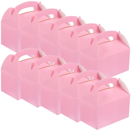 50Pz Scatole Rosa Per Dolci E Biscotti Per Eventi 1