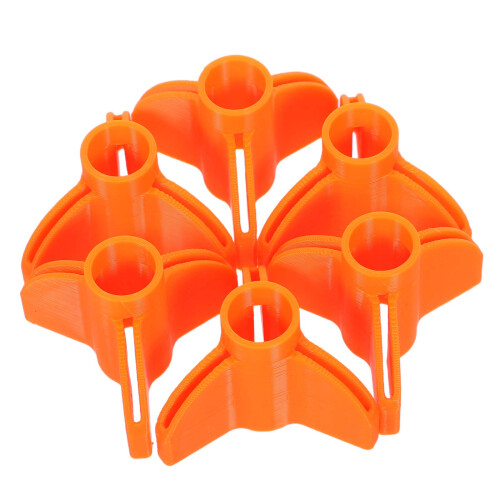 30Pz Coperture Per Piume Frecce ABS Arancioni Alta Per 1